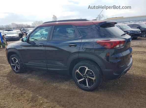 KL79MUSLXNB013633 2022 CHEVROLET TRAILBLAZER Черный Задняя левая четверть