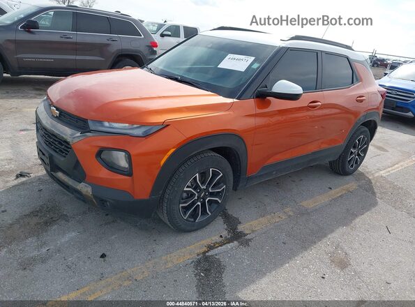 KL79MVSL4PB071908 2023 CHEVROLET TRAILBLAZER Orange Front left
