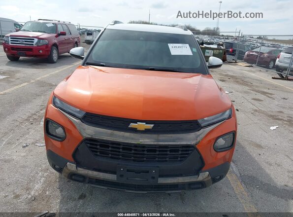 KL79MVSL4PB071908 2023 CHEVROLET TRAILBLAZER Orange Front view