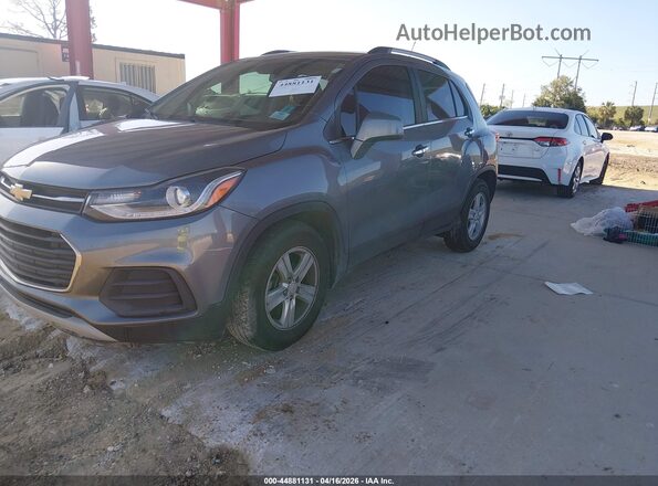 KL7CJLSB6KB847376 2019 CHEVROLET TRAX Серый Передняя левая четверть