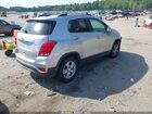 2018 Chevrolet Trax Lt Серебряный vin: KL7CJLSB8JB599615