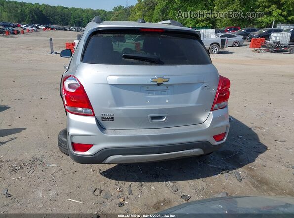 KL7CJLSB8JB599615 2018 CHEVROLET TRAX Серебряный 