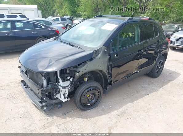 KL7CJLSB8MB309684 2021 CHEVROLET TRAX Black წინა მარცხენა ხედი სამი მეოთხედიდან