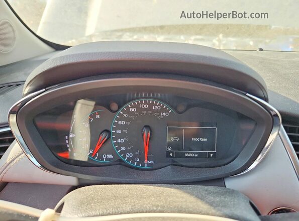 KL7CJMSB8LB339451 2020 CHEVROLET TRAX White Widok zestawu wskaźników