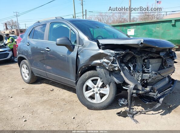 KL7CJPSB2JB647679 2018 CHEVROLET TRAX Gray Przód prawy
