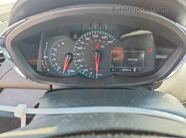 KL7CJPSB4KB781885 2019 CHEVROLET TRAX Серебряный Вид щитка приборов