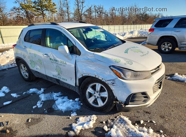 KL7CJPSBXKB815859 2019 CHEVROLET TRAX Белый Передняя правая четверть