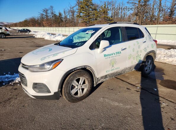 KL7CJPSBXKB815859 2019 CHEVROLET TRAX Белый Передняя левая четверть