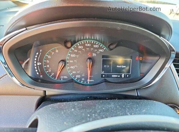 KL7CJPSBXKB815859 2019 CHEVROLET TRAX Белый Вид щитка приборов