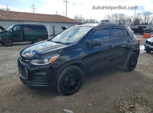 KL7CJPSM7NB520532 2022 CHEVROLET TRAX Черный Передняя левая четверть
