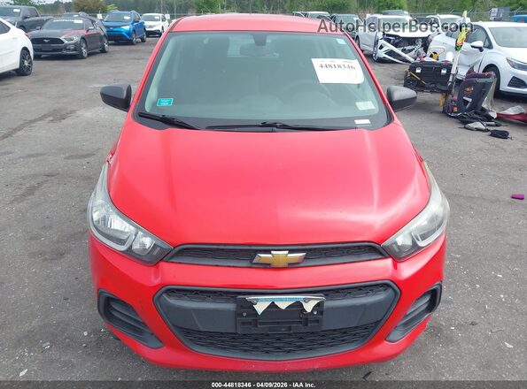 KL8CB6SA0HC744006 2017 CHEVROLET SPARK Красный Вид спереди