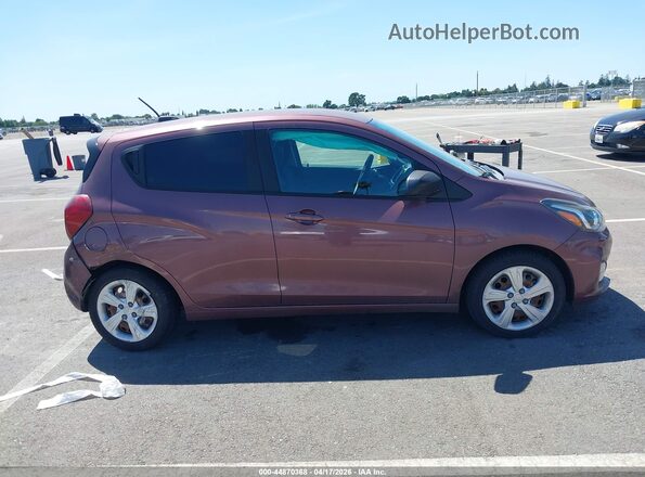KL8CB6SA2LC462653 2020 CHEVROLET SPARK Brown Widok wnętrza z tyłu