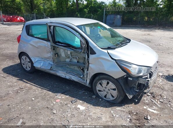 KL8CB6SA3HC790266 2017 CHEVROLET SPARK Серебряный Передняя правая четверть