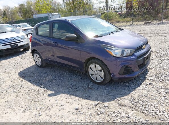 KL8CB6SA7GC561653 2016 CHEVROLET SPARK Фиолетовый Передняя правая четверть