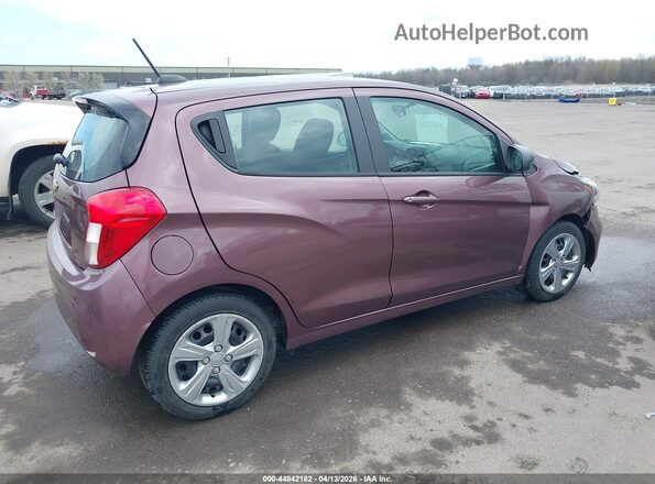KL8CB6SA7KC737366 2019 CHEVROLET SPARK Фиолетовый Вид задней части салона
