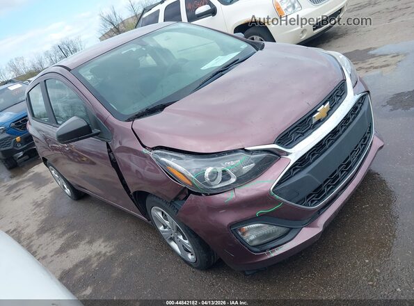 KL8CB6SA7KC737366 2019 CHEVROLET SPARK Фиолетовый Передняя правая четверть