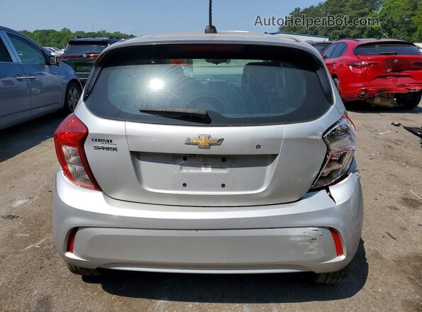 KL8CB6SA8JC472505 2018 CHEVROLET SPARK Silver Widok z tyłu