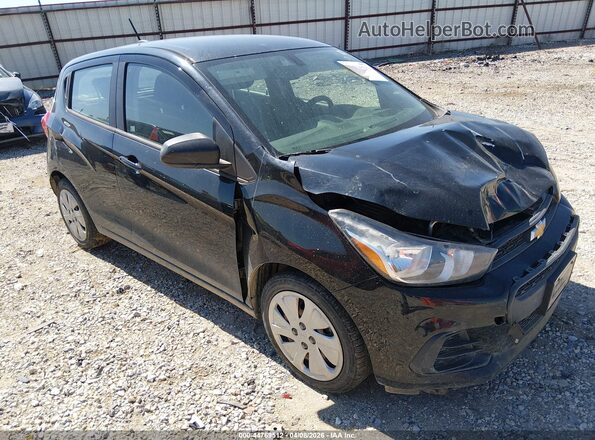 KL8CB6SA9HC769356 2017 CHEVROLET SPARK Black Przód prawy