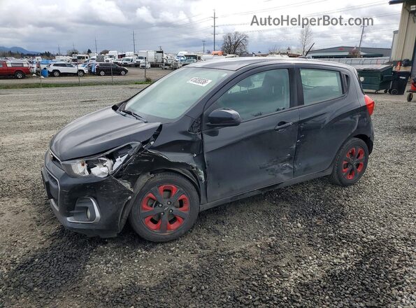 KL8CD6SA0JC443039 2018 CHEVROLET SPARK Black Передня ліва чверть