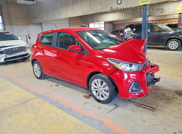 KL8CD6SA3HC759979 2017 CHEVROLET SPARK Красный Передняя правая четверть