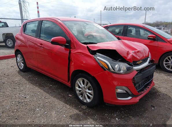 KL8CD6SA3KC781522 2019 CHEVROLET SPARK Красный Передняя правая четверть
