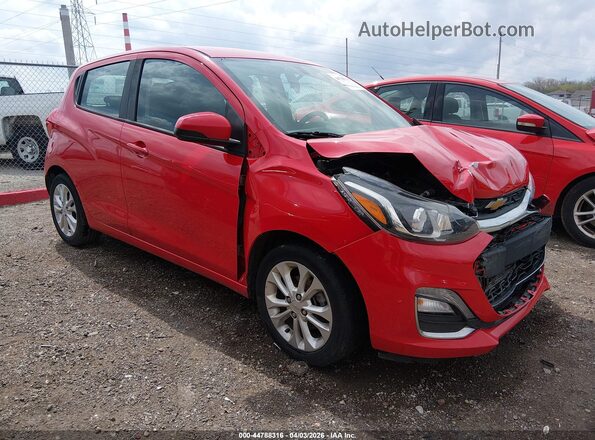 KL8CD6SA3KC781522 2019 CHEVROLET SPARK Красный Вид спереди