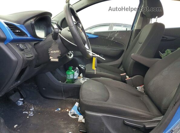 KL8CD6SA5HC733187 2017 CHEVROLET SPARK Синий Вид салона спереди