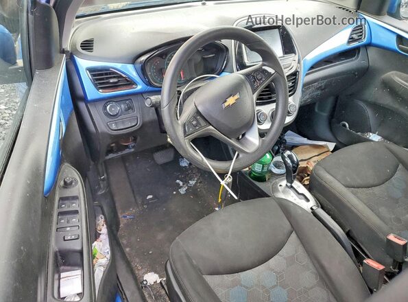 KL8CD6SA5HC733187 2017 CHEVROLET SPARK Синий Вид панели приборов