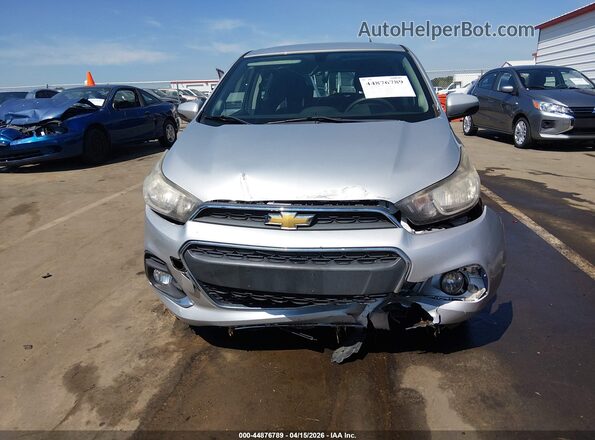 KL8CD6SA5JC421909 2018 CHEVROLET SPARK Silver Widok zestawu wskaźników