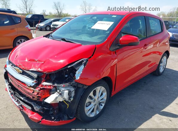 KL8CD6SA7LC406329 2020 CHEVROLET SPARK Красный Передняя левая четверть