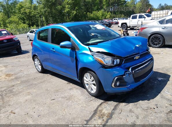 KL8CD6SA8HC738089 2017 CHEVROLET SPARK Синий Передняя правая четверть