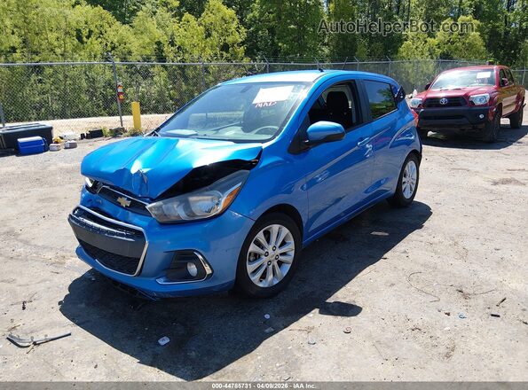 KL8CD6SA8HC738089 2017 CHEVROLET SPARK Синий Передняя левая четверть