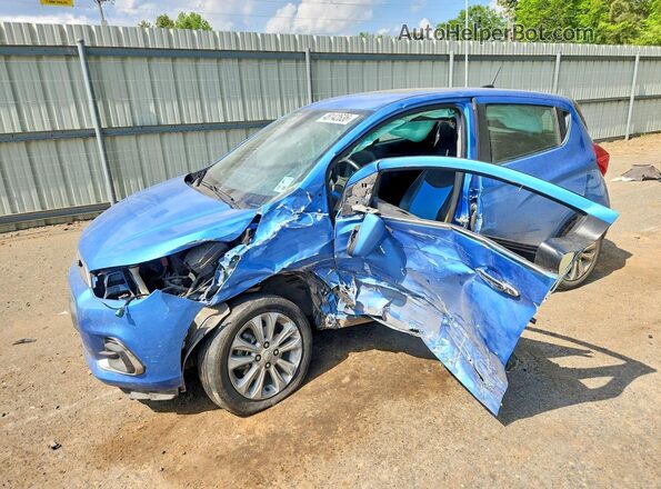 KL8CF6SA4JC428487 2018 CHEVROLET SPARK Синий Передняя левая четверть