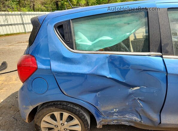 KL8CF6SA4JC428487 2018 CHEVROLET SPARK Синий Вид задних сидений