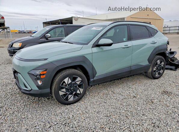 KM8HCCAB8RU078863 2024 HYUNDAI KONA Green Vista tres cuartos delantera izquierda