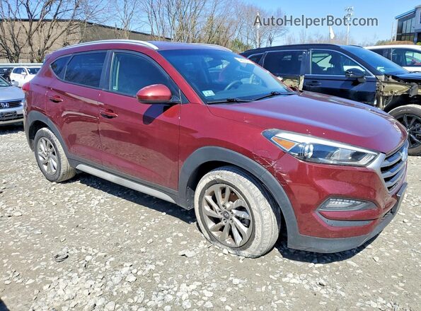 KM8J33A48JU641580 2018 HYUNDAI TUCSON Черный Передняя правая четверть