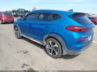 2020 Hyundai Tucson Sport Синий vin: KM8J33AL0LU249848