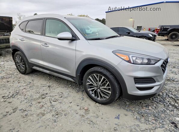 KM8J33ALXMU321396 2021 HYUNDAI TUCSON Серебряный Передняя правая четверть