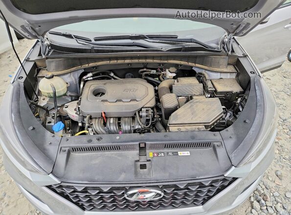 KM8J33ALXMU321396 2021 HYUNDAI TUCSON Серебряный Вид подкапотного пространства
