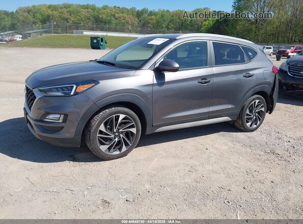 KM8J3CAL1LU124504 2020 HYUNDAI TUCSON Gray Vista tres cuartos delantera izquierda