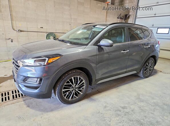 KM8J3CAL2KU074663 2019 HYUNDAI TUCSON Серый Передняя левая четверть