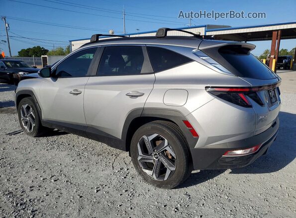 KM8JFCA16NU074952 2022 HYUNDAI TUCSON Silver Trasero izquierdo