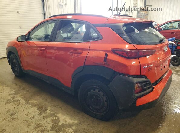 KM8K12AA3LU547247 2020 HYUNDAI KONA Оранжевый Задняя левая четверть