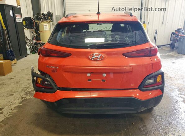 KM8K12AA3LU547247 2020 HYUNDAI KONA Оранжевый Вид сзади