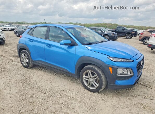 KM8K12AA4LU444550 2020 HYUNDAI KONA Blue Delantero derecho
