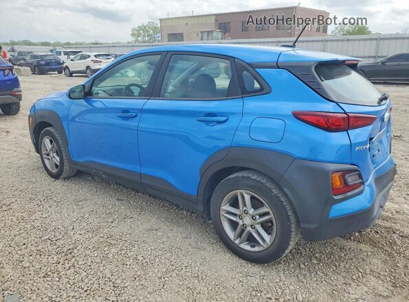 KM8K12AA4LU444550 2020 HYUNDAI KONA Blue Trasero izquierdo