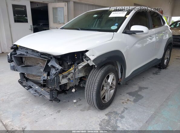 KM8K12AA7LU443652 2020 HYUNDAI KONA Белый Передняя левая четверть