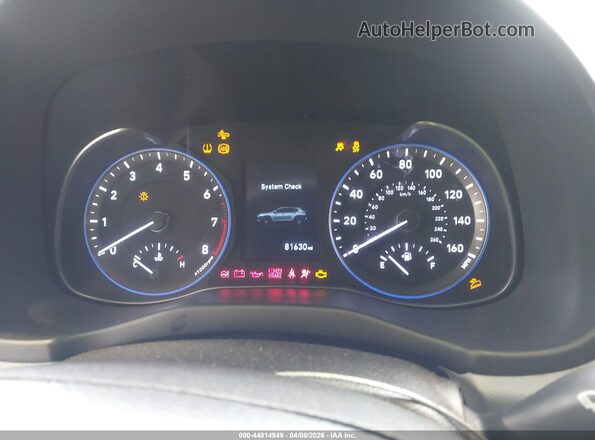 KM8K12AA7LU443652 2020 HYUNDAI KONA Белый Вид задних сидений