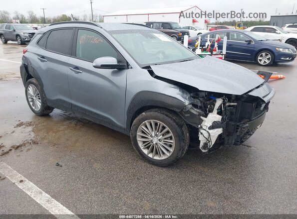 KM8K22AA3LU464902 2020 HYUNDAI KONA Blue Передня права чверть