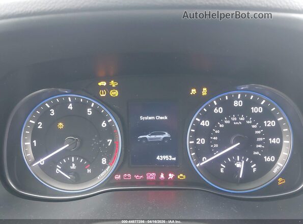 KM8K22AA3LU464902 2020 HYUNDAI KONA Blue Вид задніх сидінь
